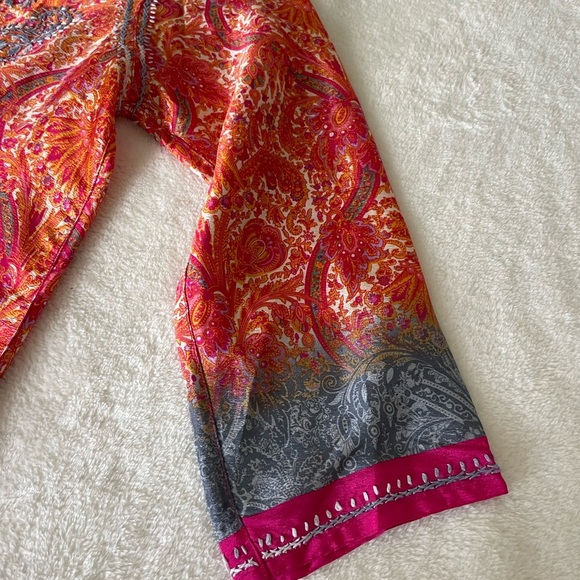 Soft Surroundings Vibrant Paisley Tunic - Picture 3 of 9